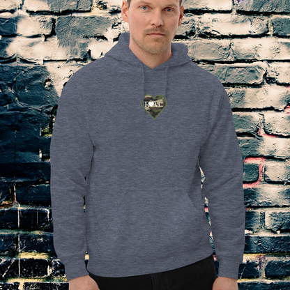 HOODIE CON CAPUCHA HOMBRE LOGO MILITAR
