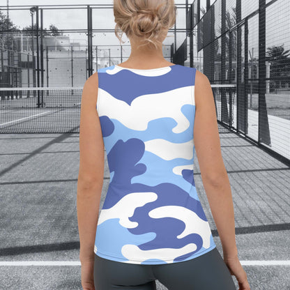 CAMISETA SIN MANGAS ESTAMPADA MUJER PADEL