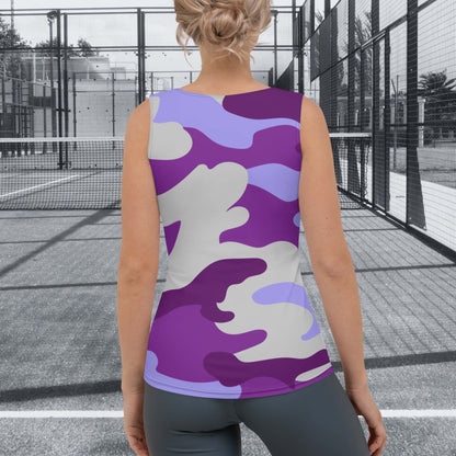 CAMISETA SIN MANGAS ESTAMPADA MUJER PADEL