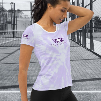 CAMISETA DEPORTIVA ESTAMPADA MUJER PADEL