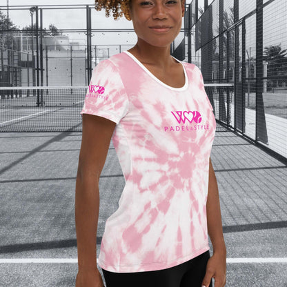 CAMISETA DEPORTIVA ESTAMPADA MUJER PADEL