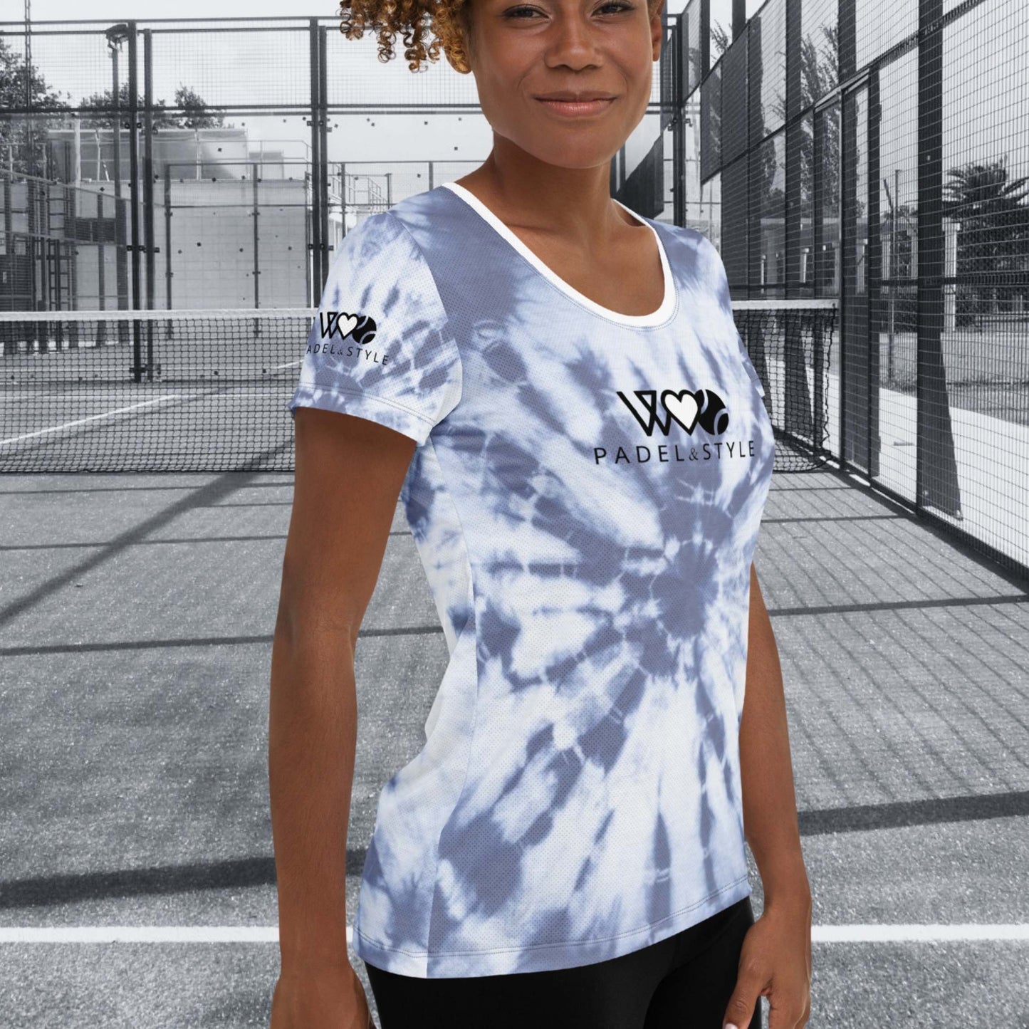CAMISETA DEPORTIVA ESTAMPADA MUJER PADEL