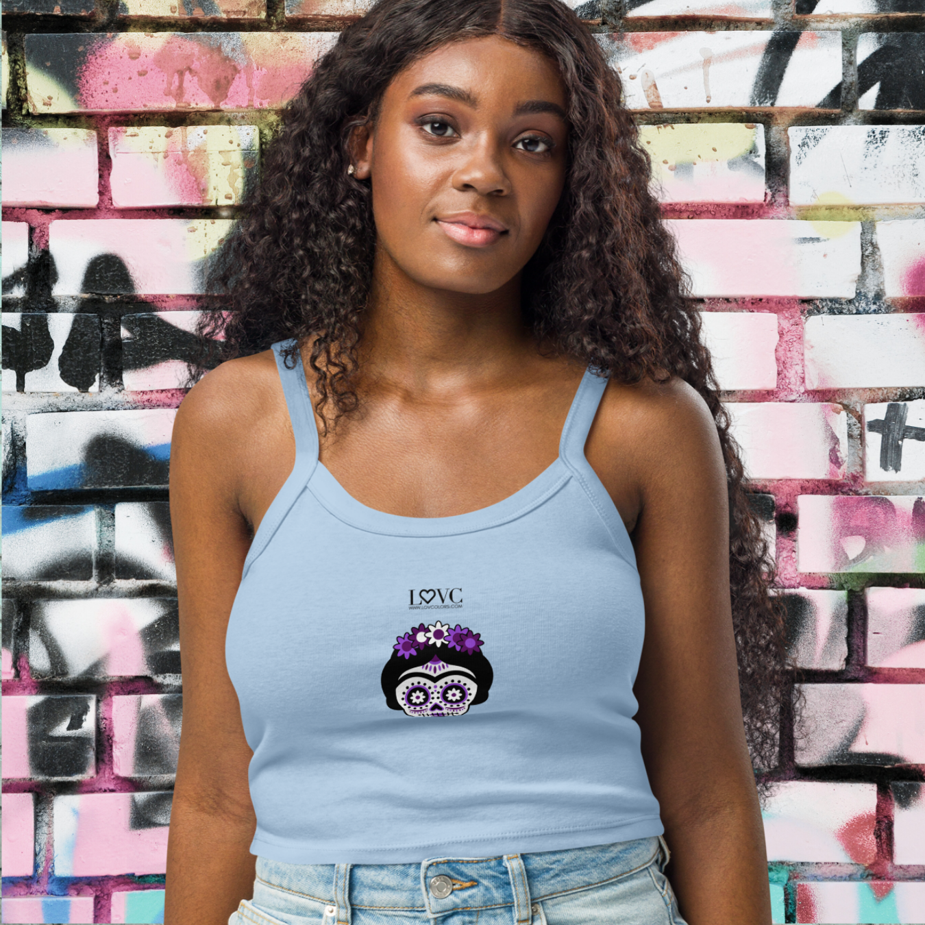CAMISETA DE TIRANTES CATRINA LILA