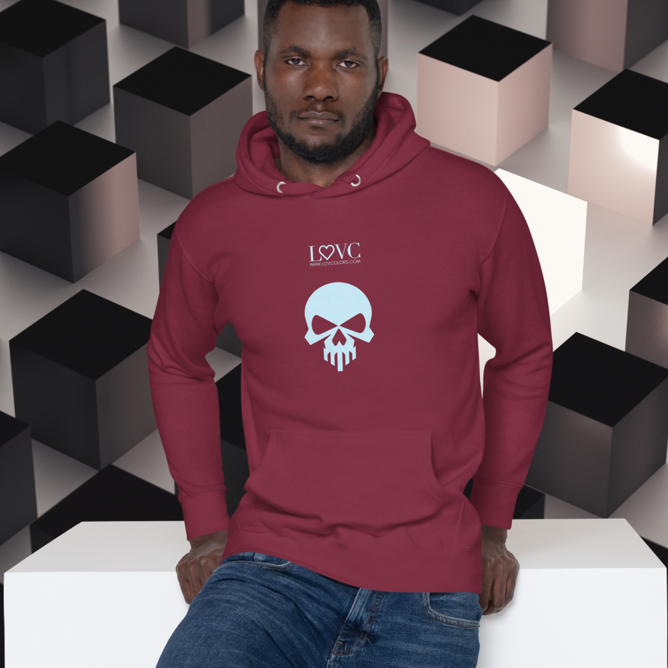 HOODIE CON CAPUCHA HOMBRE SKULL