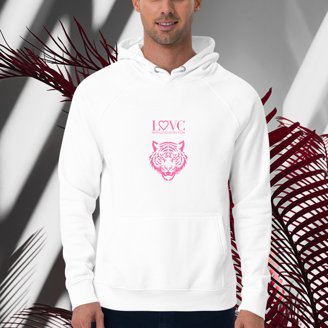 HOODIE CON CAPUCHA ECO HOMBRE TIGER