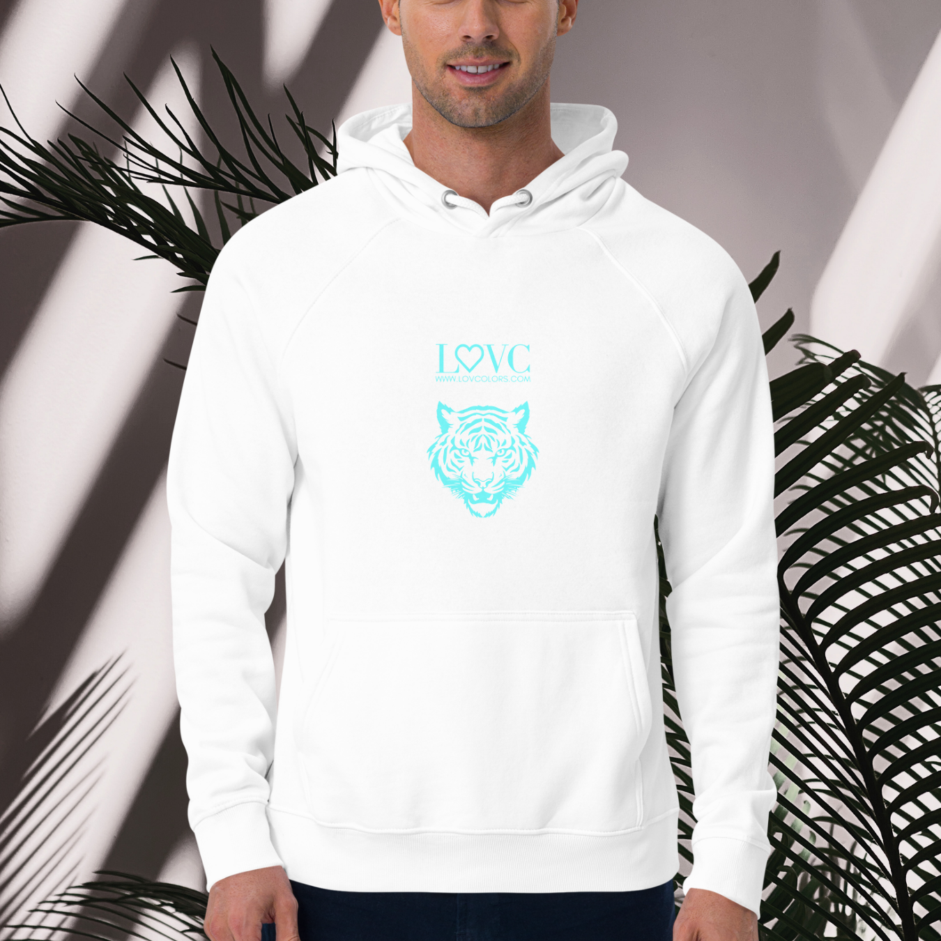 HOODIE CON CAPUCHA ECO HOMBRE TIGER