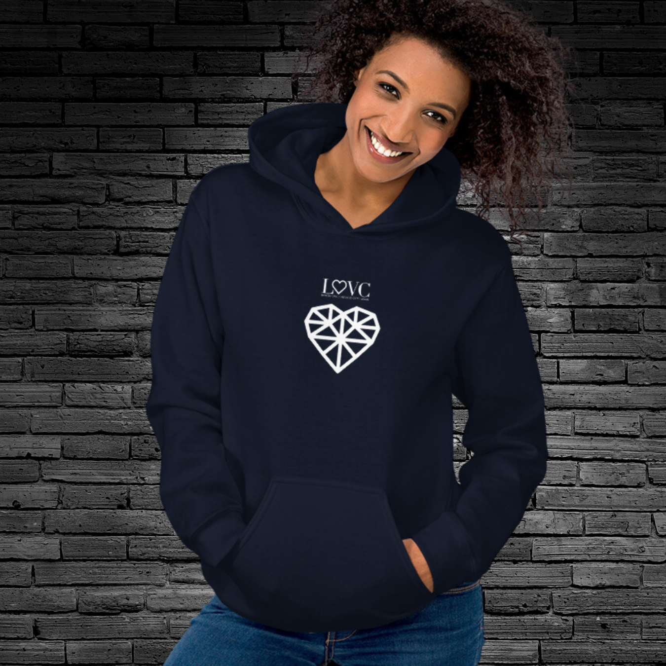 HOODIE CON CAPUCHA MUJER DIAMOND