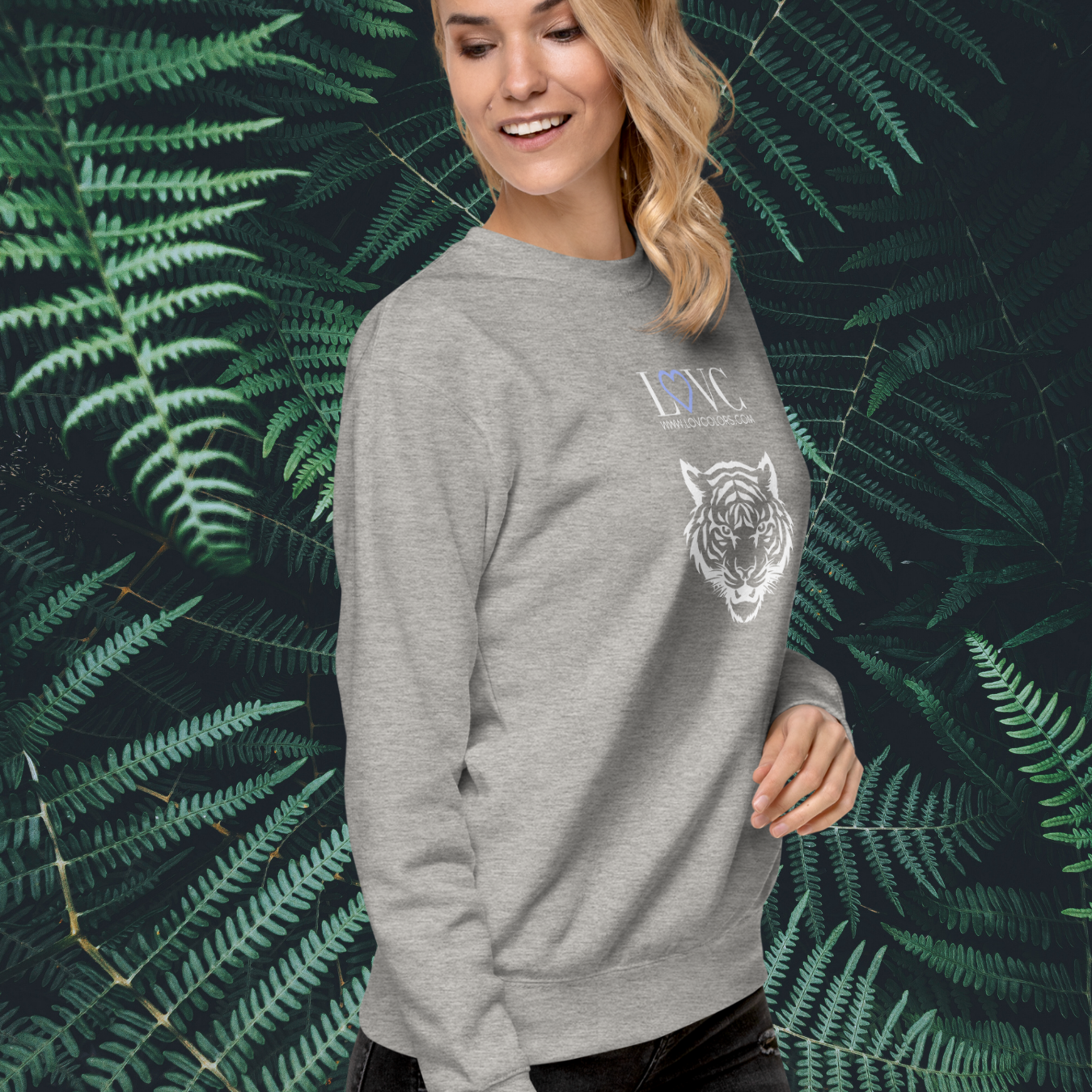 SUDADERA GRUESA MUJER TIGER