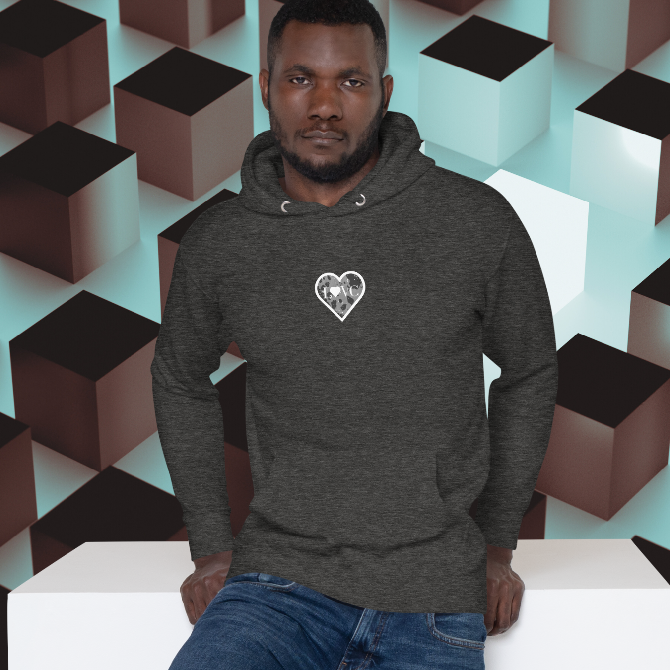 HOODIE CON CAPUCHA HOMBRE ANIMAL PRINT