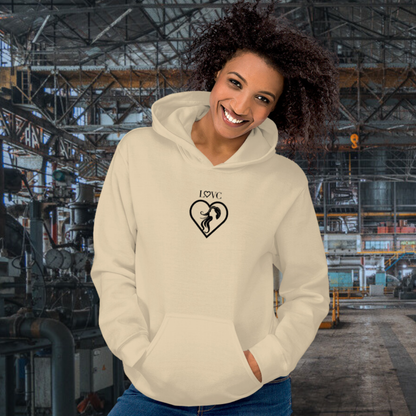 HOODIE CON CAPUCHA MUJER SILUETA