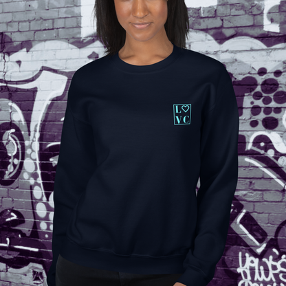 SUDADERA GRUESA MUJER LOGO BACK CUADRADO
