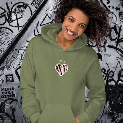HOODIE CON CAPUCHA MUJER ARTE