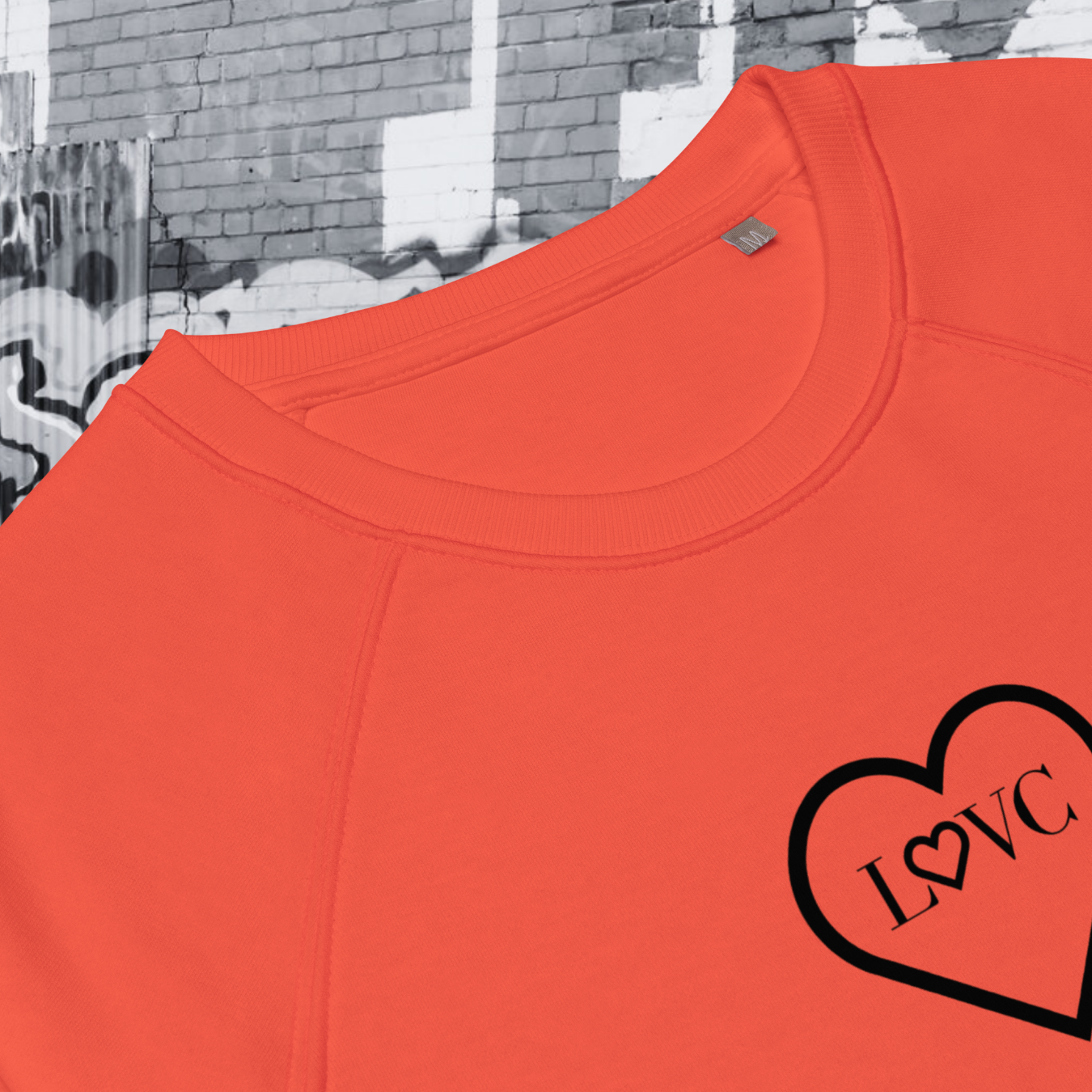 SUDADERA ORGÁNICA HOMBRE LOGO CLASSIC