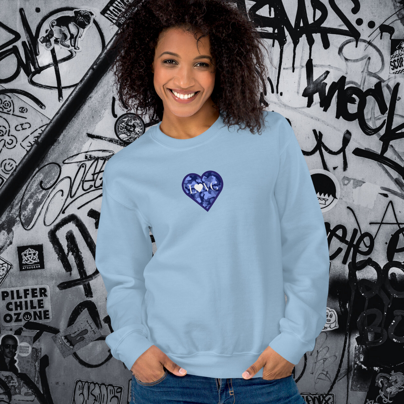 SUDADERA GRUESA MUJER ANIMAL PRINT