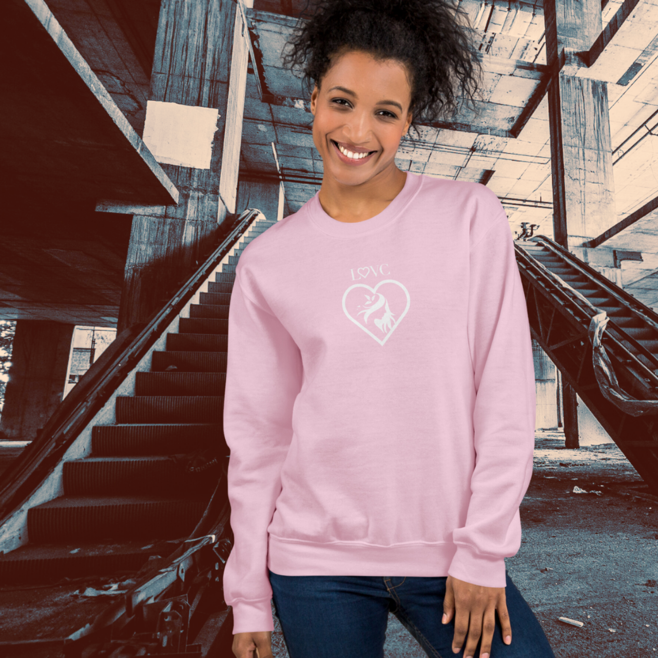 SUDADERA GRUESA MUJER SILUETA