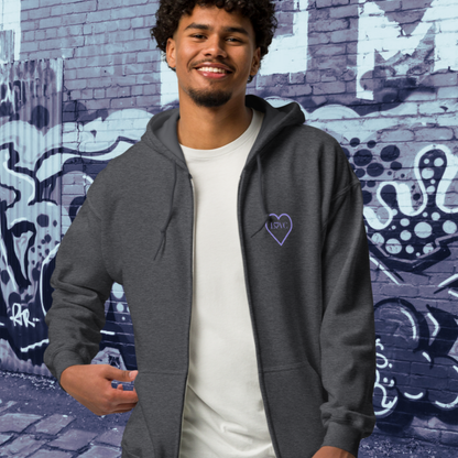 HOODIE CON CAPUCHA Y CREMALLERA HOMBRE COOL
