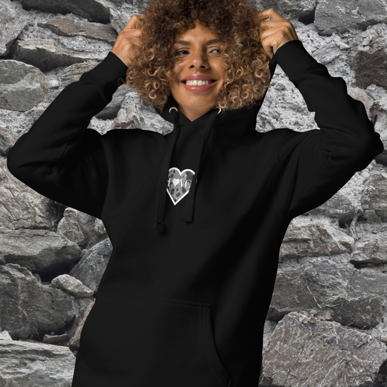 HOODIE CON CAPUCHA MUJER ANIMAL PRINT