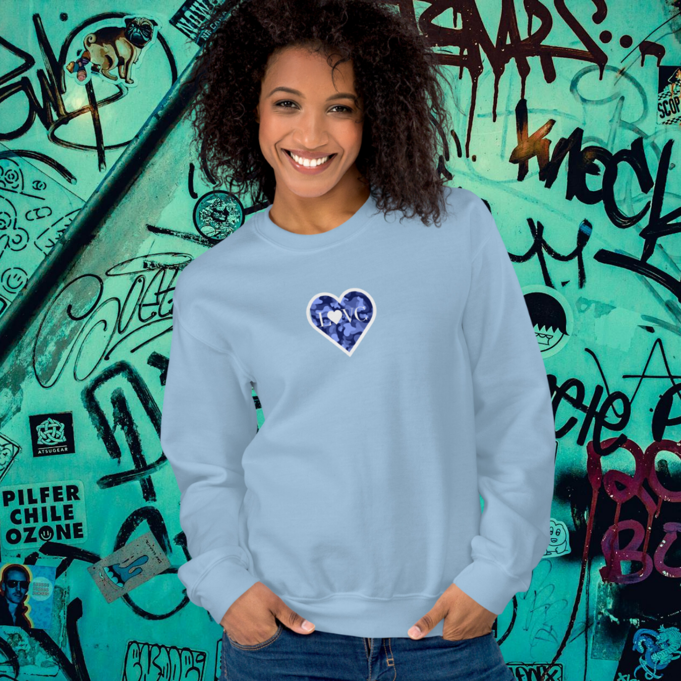 SUDADERA GRUESA MUJER ANIMAL PRINT