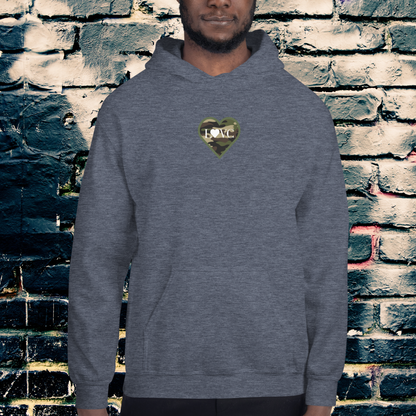 HOODIE CON CAPUCHA HOMBRE LOGO MILITAR
