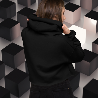 HOODIE CORTA CON CAPUCHA MUJER ANIMAL PRINT