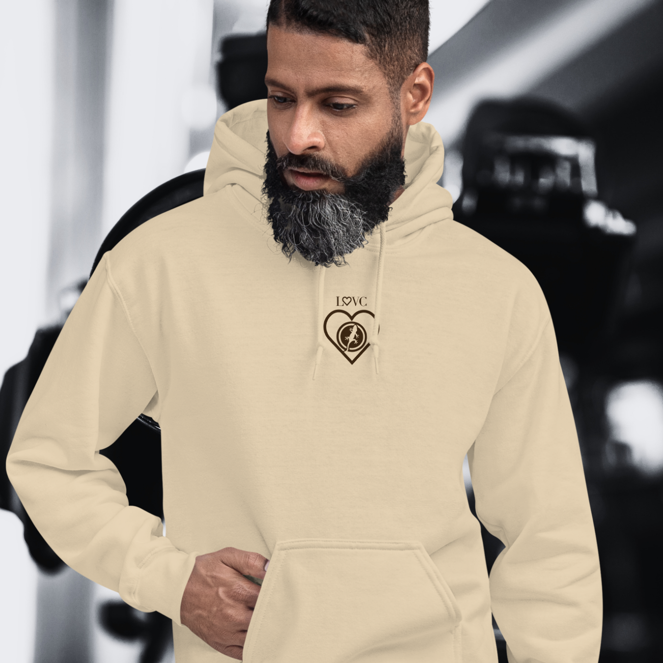 HOODIE CON CAPUCHA HOMBRE LIZARD