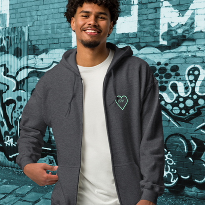 HOODIE CON CAPUCHA Y CREMALLERA HOMBRE COOL