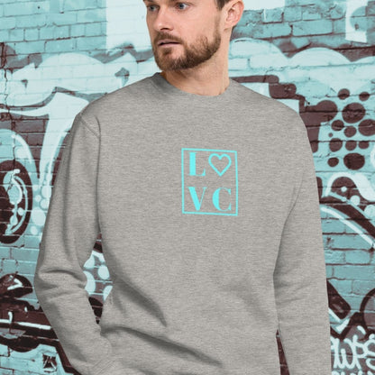SUDADERA GRUESA HOMBRE LOGO CUADRADO