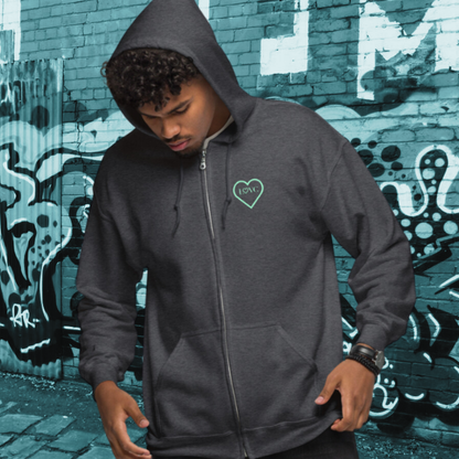 HOODIE CON CAPUCHA Y CREMALLERA HOMBRE COOL