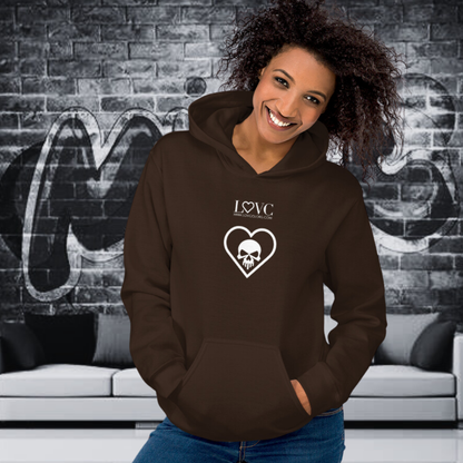 HOODIE CON CAPUCHA MUJER SKULL