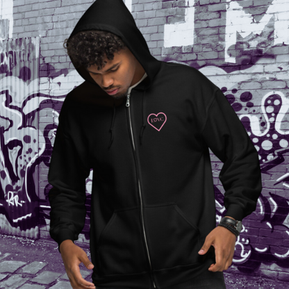 HOODIE CON CAPUCHA Y CREMALLERA HOMBRE COOL