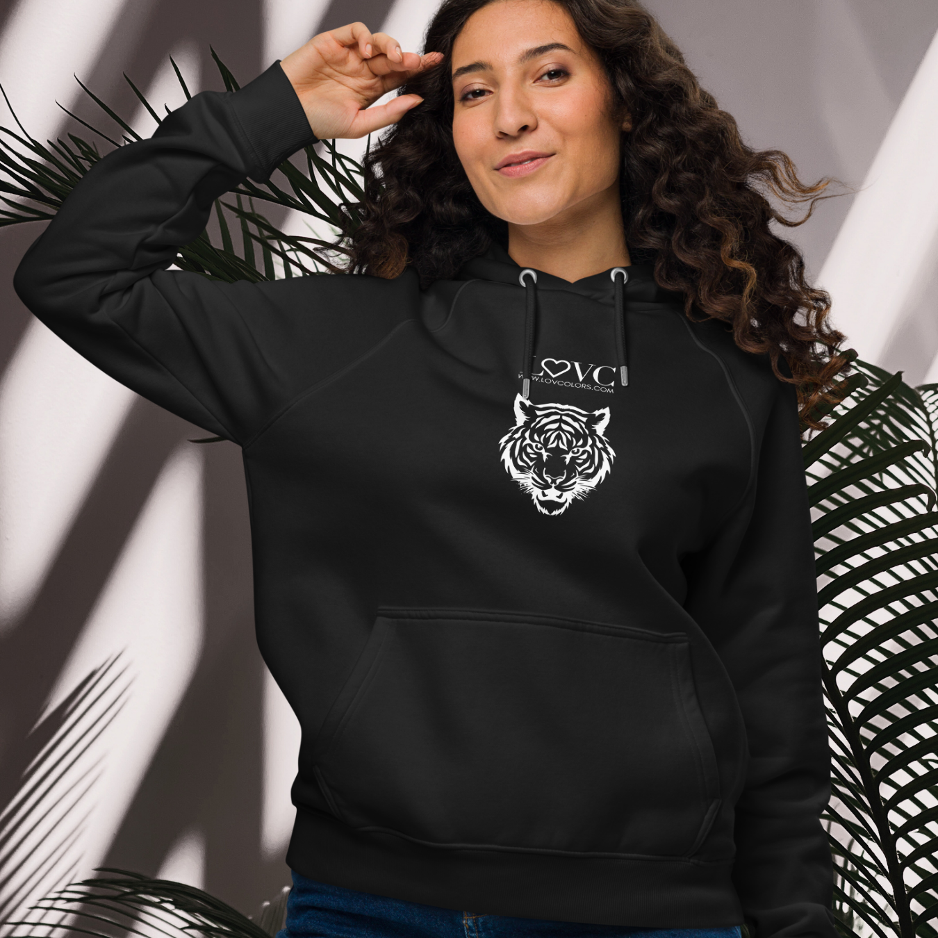 HOODIE CON CAPUCHA ECO MUJER TIGER