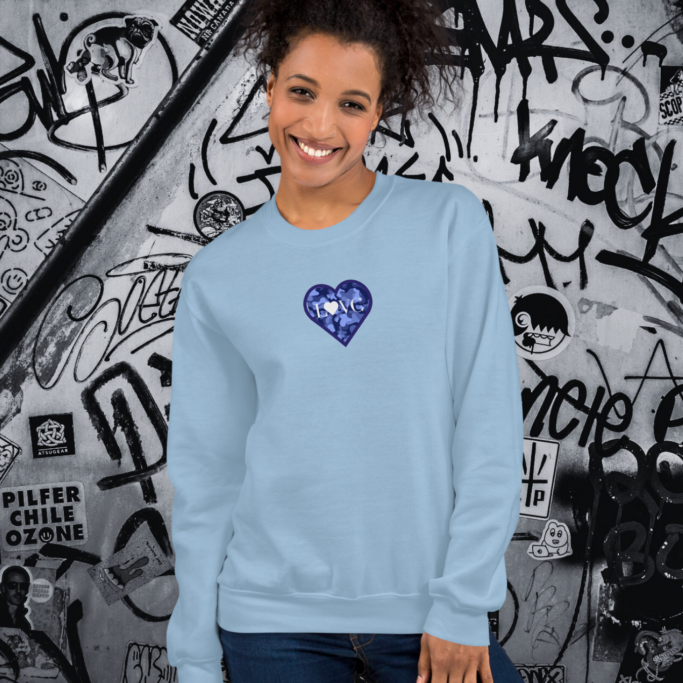 SUDADERA GRUESA MUJER ANIMAL PRINT