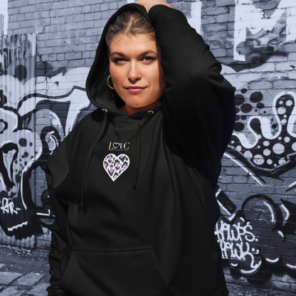 HOODIE PREMIUM CON CAPUCHA MUJER ANIMAL PRINT
