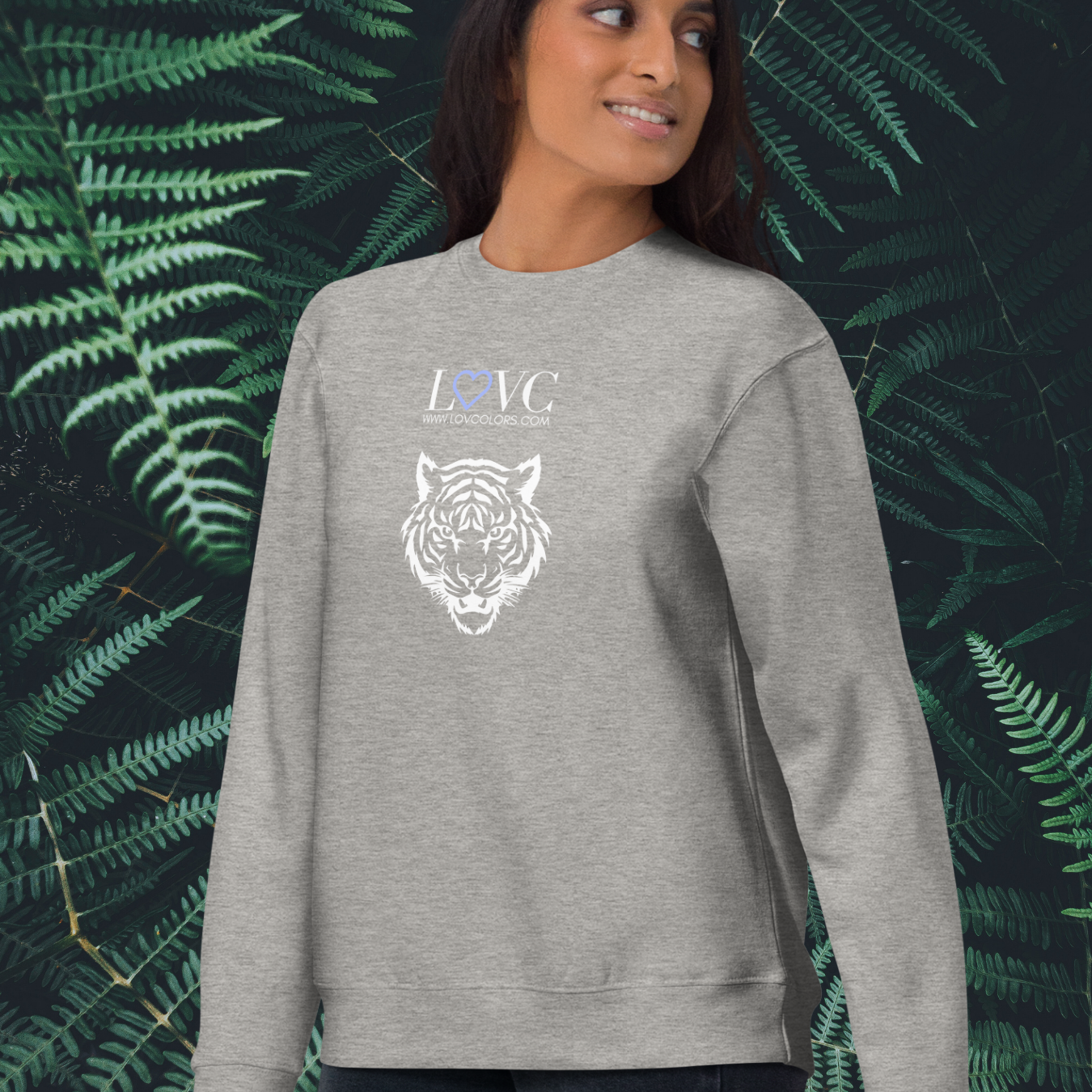 SUDADERA GRUESA MUJER TIGER