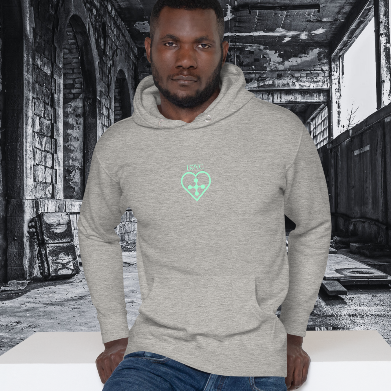 HOODIE CON CAPUCHA HOMBRE CROSS