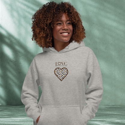 HOODIE CON CAPUCHA MUJER ANIMAL PRINT