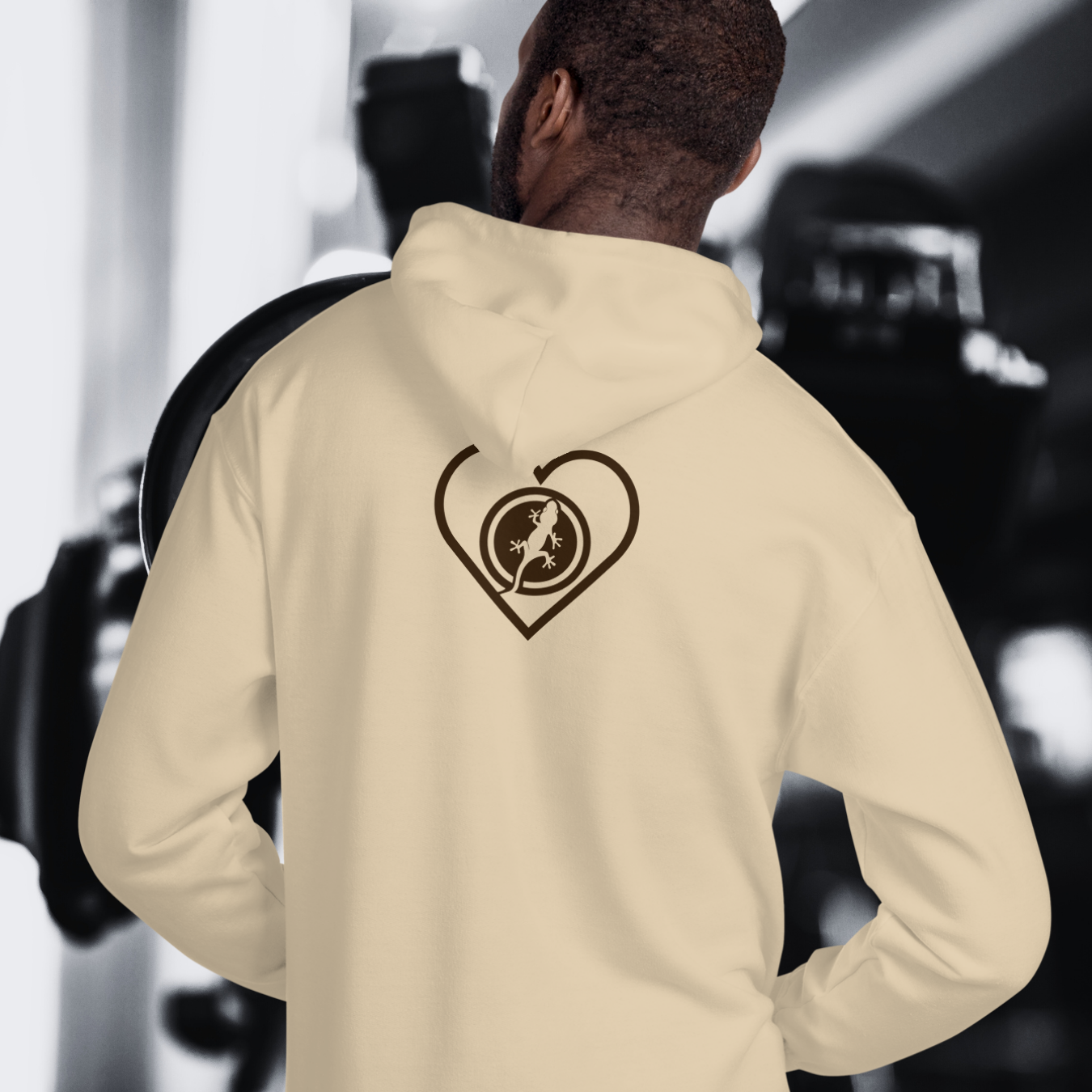 HOODIE CON CAPUCHA HOMBRE LIZARD