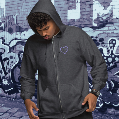 HOODIE CON CAPUCHA Y CREMALLERA HOMBRE COOL
