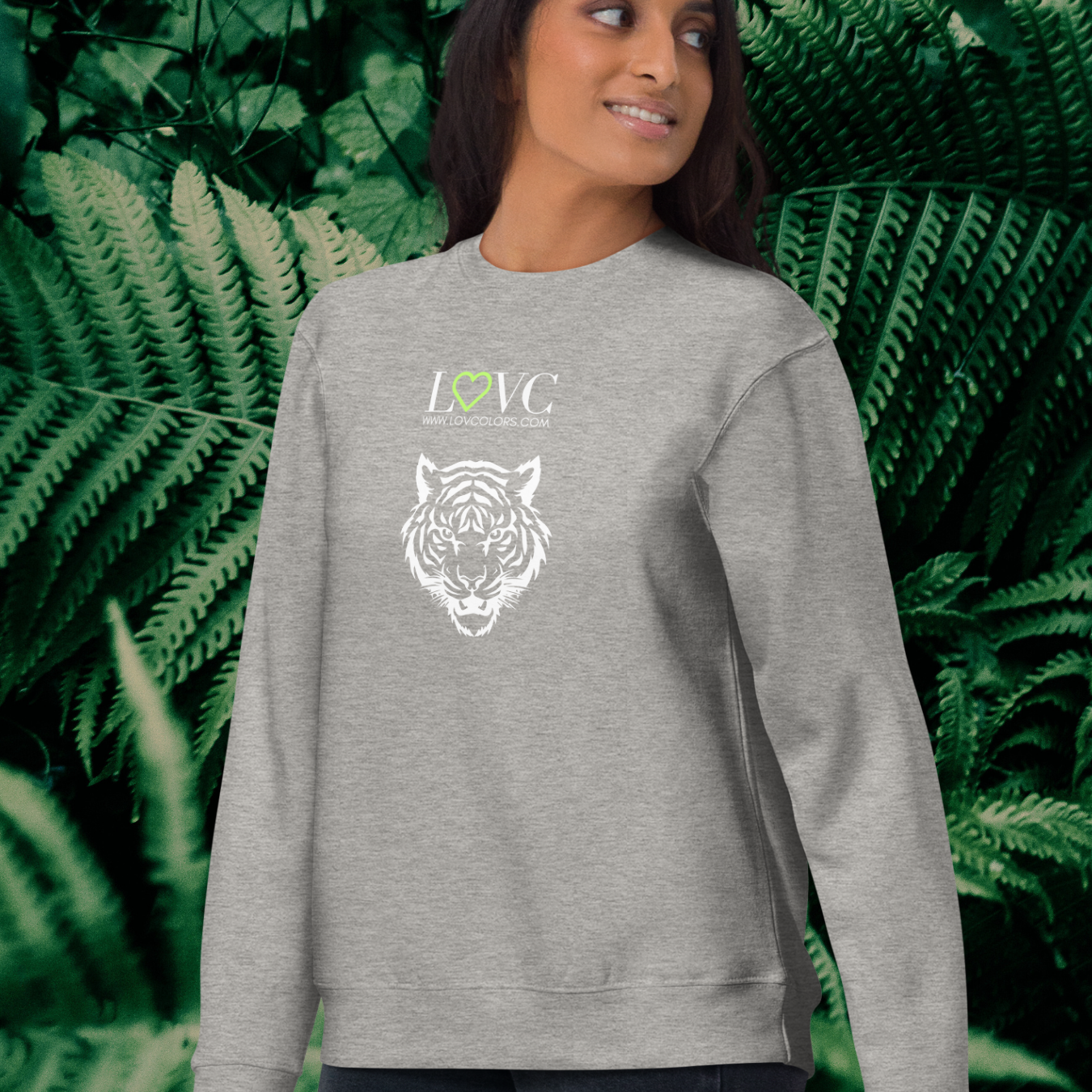 SUDADERA GRUESA MUJER TIGER