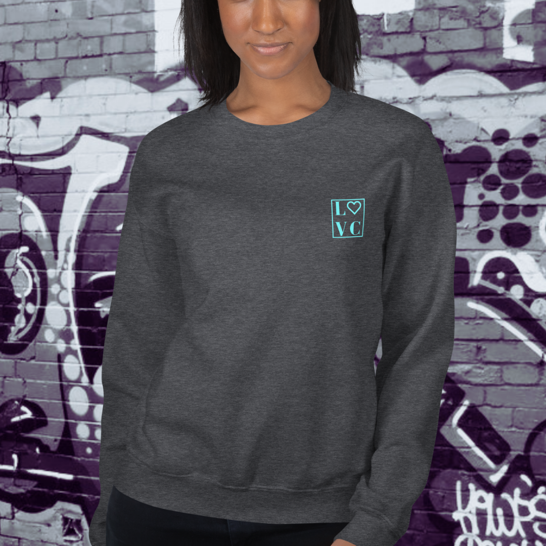 SUDADERA GRUESA MUJER LOGO BACK CUADRADO