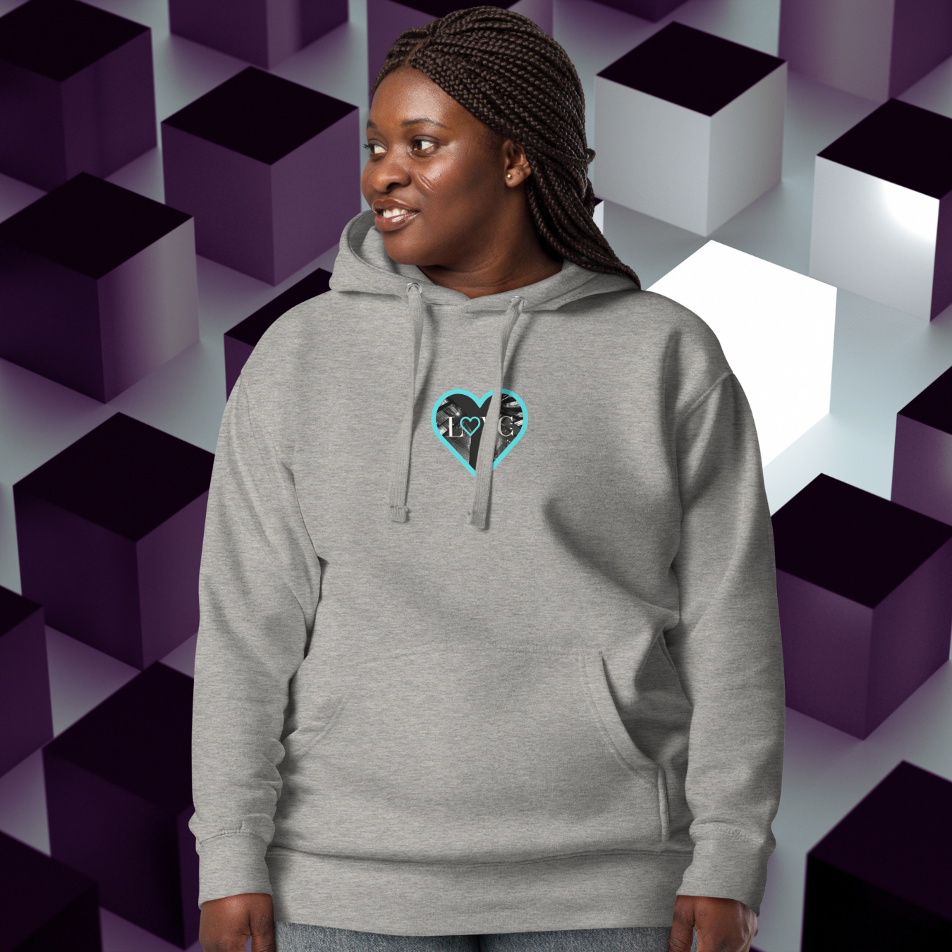 HOODIE CON CAPUCHA MUJER CITY