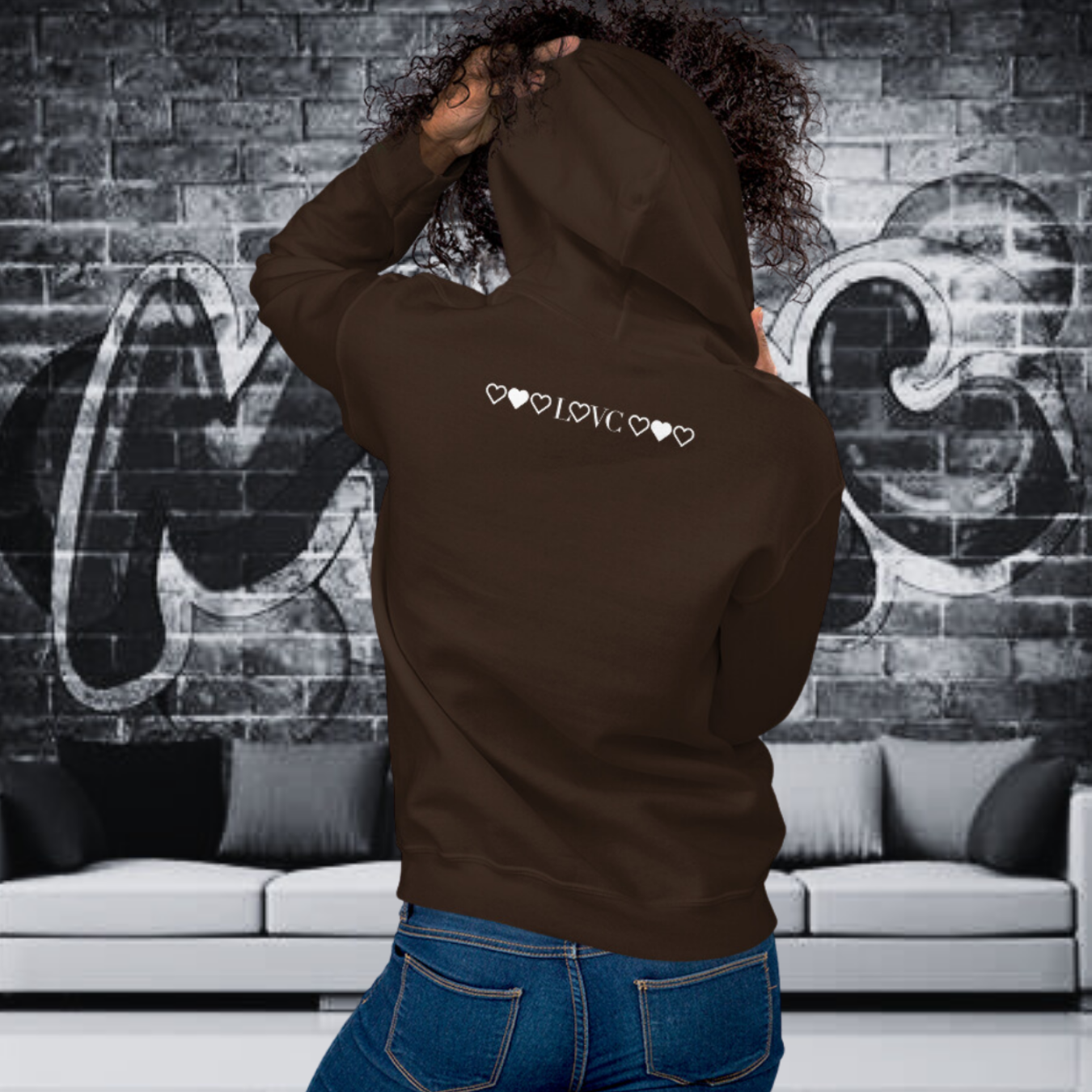 HOODIE CON CAPUCHA MUJER SKULL