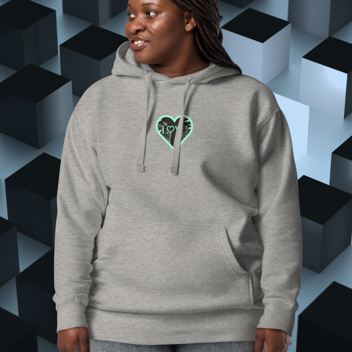 HOODIE CON CAPUCHA MUJER CITY