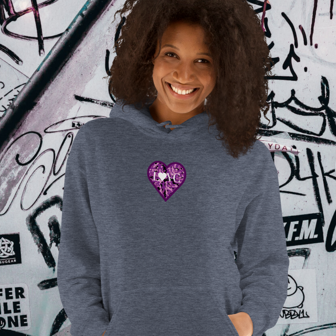 HOODIE CON CAPUCHA MUJER ANIMAL PRINT