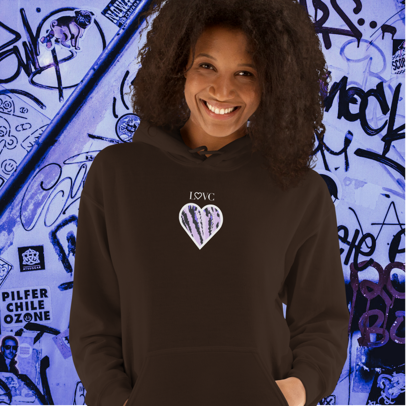 HOODIE CON CAPUCHA MUJER ARTE