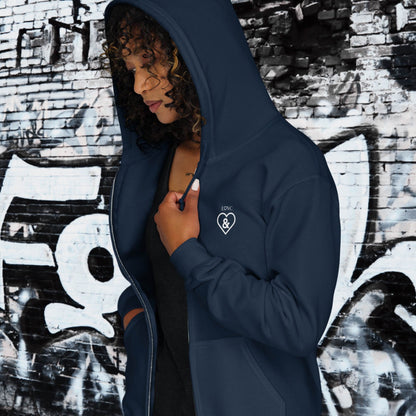 HOODIE CON CAPUCHA Y CREMALLERA MUJER SYMBOL &