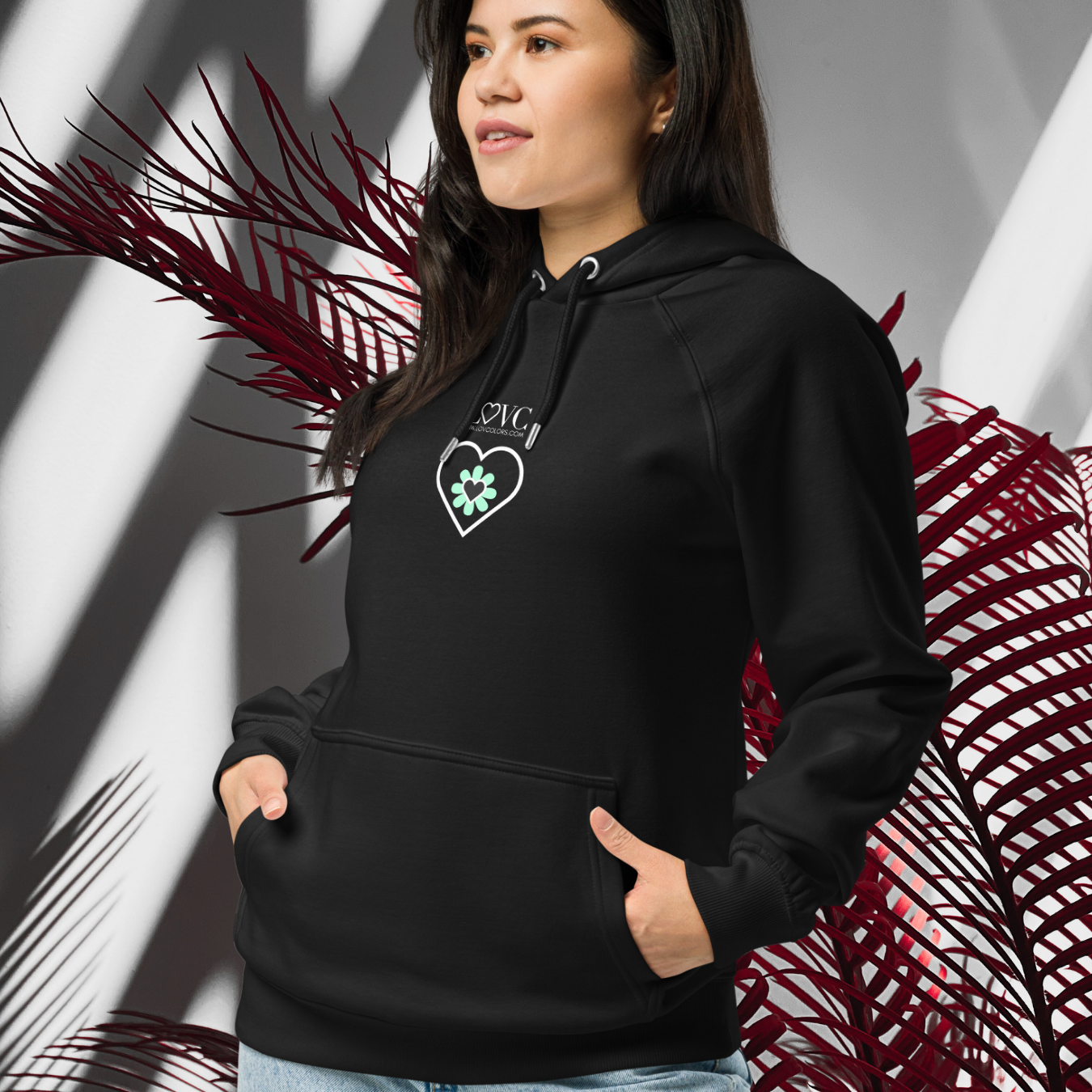 HOODIE CON CAPUCHA ECO MUJER CUORE