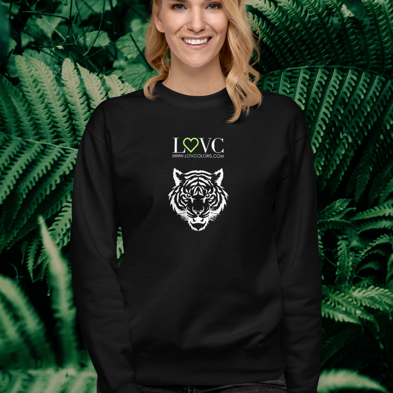 SUDADERA GRUESA MUJER TIGER