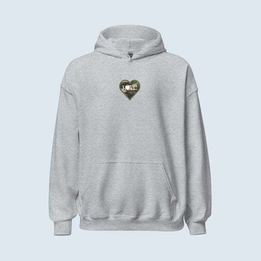 HOODIE CON CAPUCHA HOMBRE LOGO MILITAR