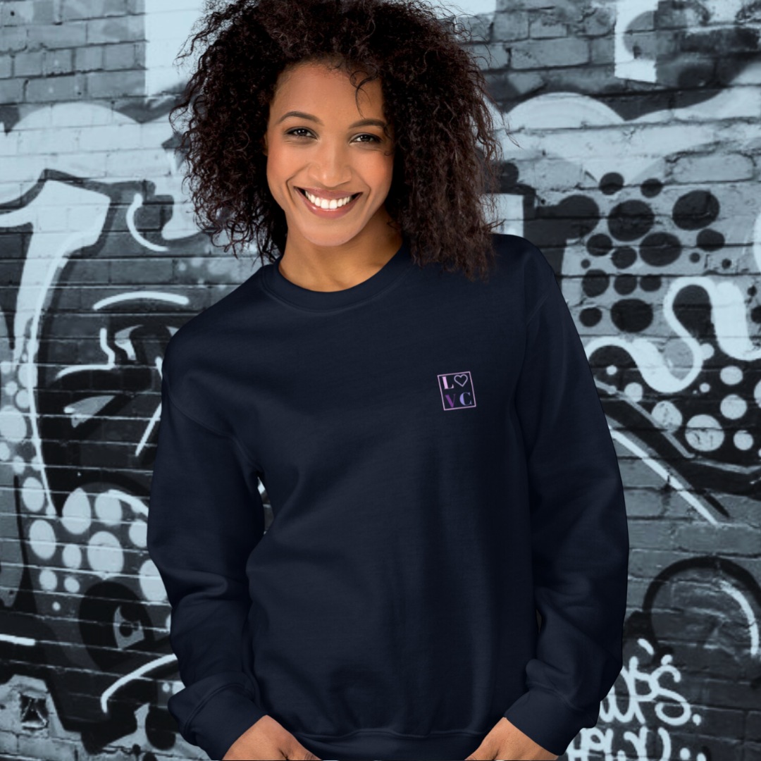SUDADERA GRUESA MUJER LOGO BACK CUADRADO